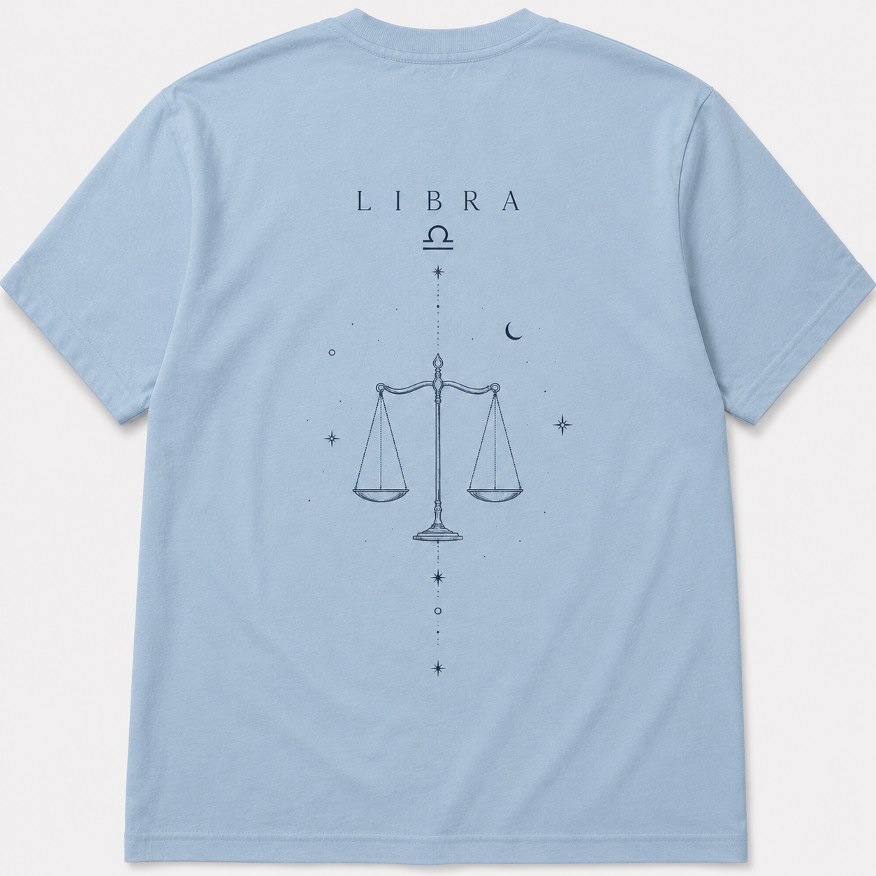 Libra Tshirt Aqua Blue